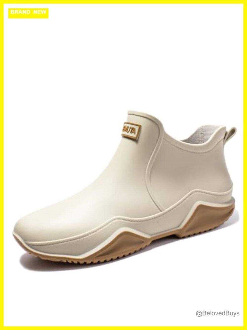Waterproof Rain Boots Rubber Chelsea Outdoor Walking Shoes Ankle